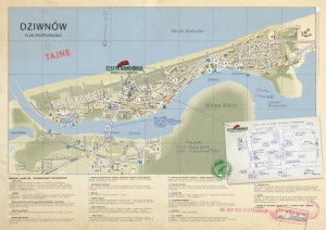 Mapa - Dziwnow