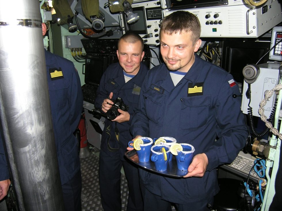 W 2007 r. wychodziłem w morze wspólnie z ministrem obrony Aleksandrem Szczygło. Urządzono nam chrzest morski.