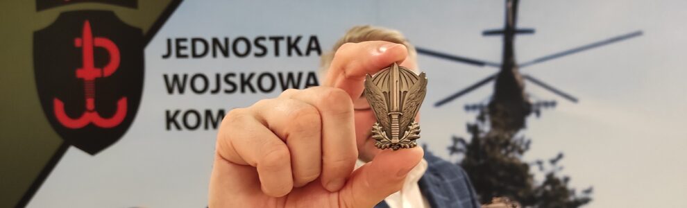 Odznaka Pamiątkowa Jednostki Wojskowej Komandosów z Lublińca.