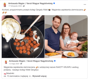 W czasie swojej misji Orsolya Zsuzsanna Kovács promowała Polskę i Węgry. Źródło: Profil Ambasady Węgier na Facebooku.