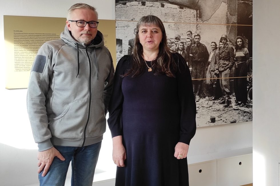 Jarosław Rybak z Oksaną Mindziukiewicz.