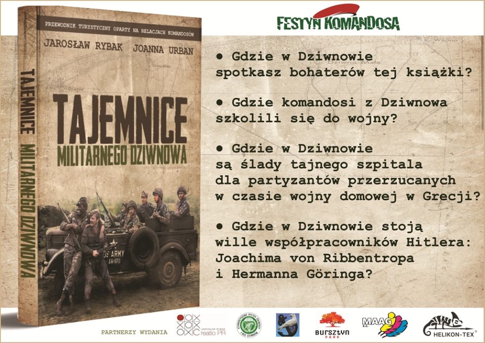 Partnerzy wydania przewodnika „Tajemnice militarnego Dziwnowa”.