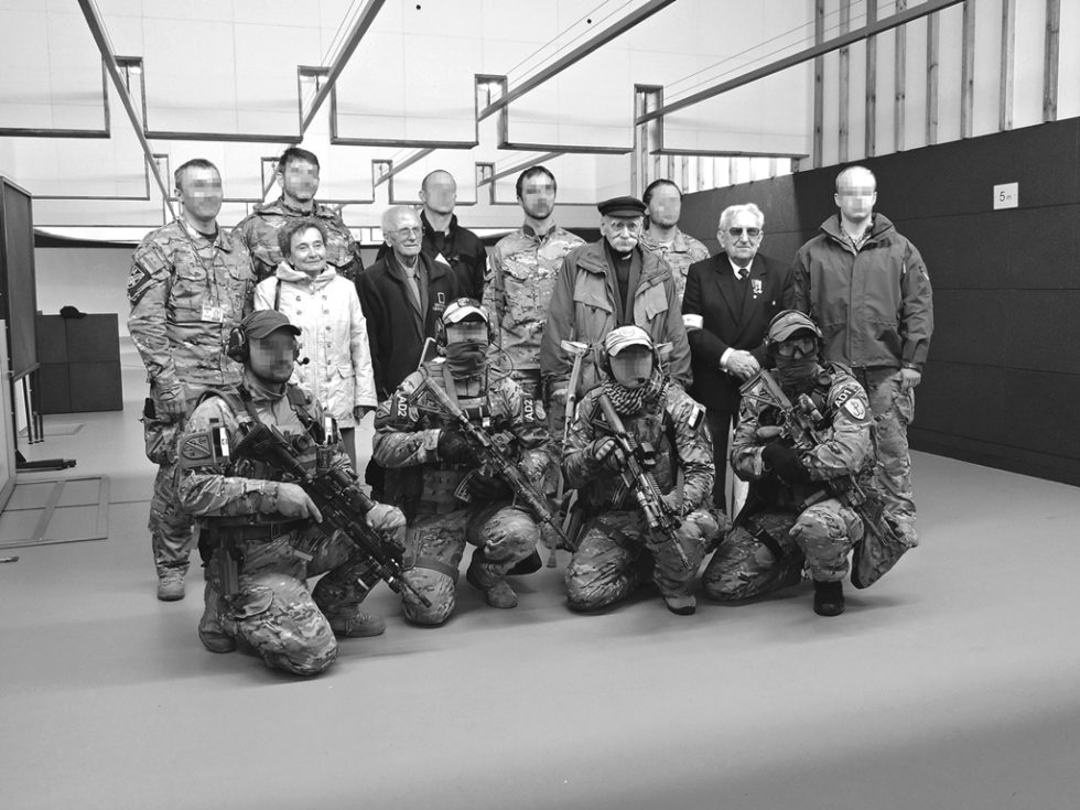 Wizyta kombatantów z „Miotły” w koszarach w Lublińcu. Maj 2014 r.