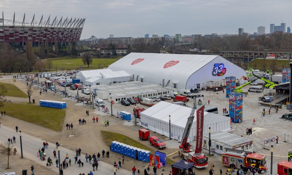 33 Finał WOŚP. Wielka hala FRS i mniejsze ALU.