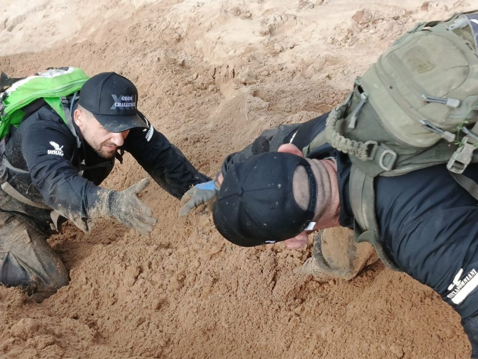 Piaskownia. Od pierwszej edycji zdecydowanie wygrywa w kategorii najtrudniejszych punktów na biegu.