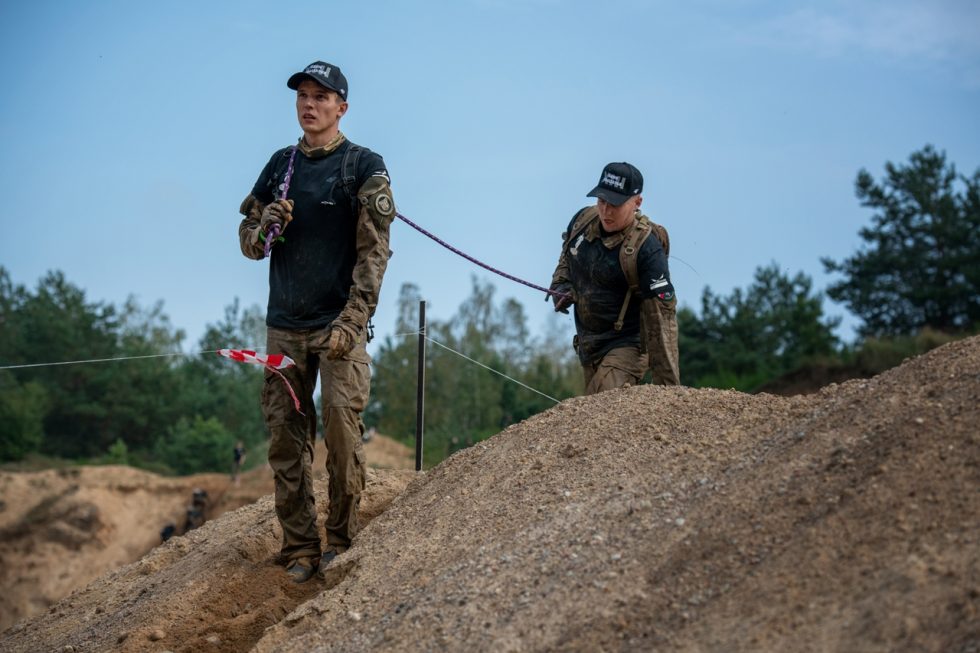 Piaskownia. Od pierwszej edycji zdecydowanie wygrywa w kategorii najtrudniejszych punktów na biegu. Fot. PJ