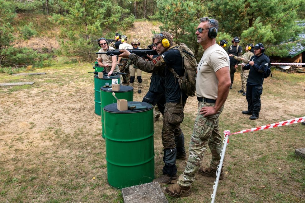 Na strzelnicy. Fot. PJ