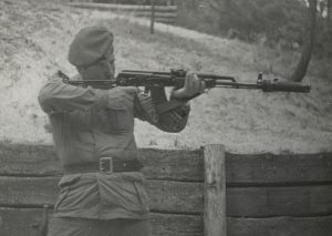 Żołnierz z 62. Kompanii Specjalnej.
