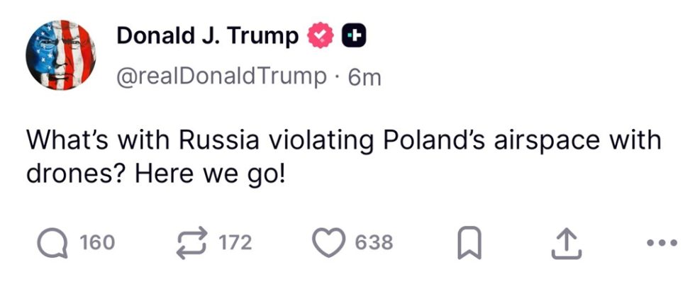 Wpis Prezydenta USA.