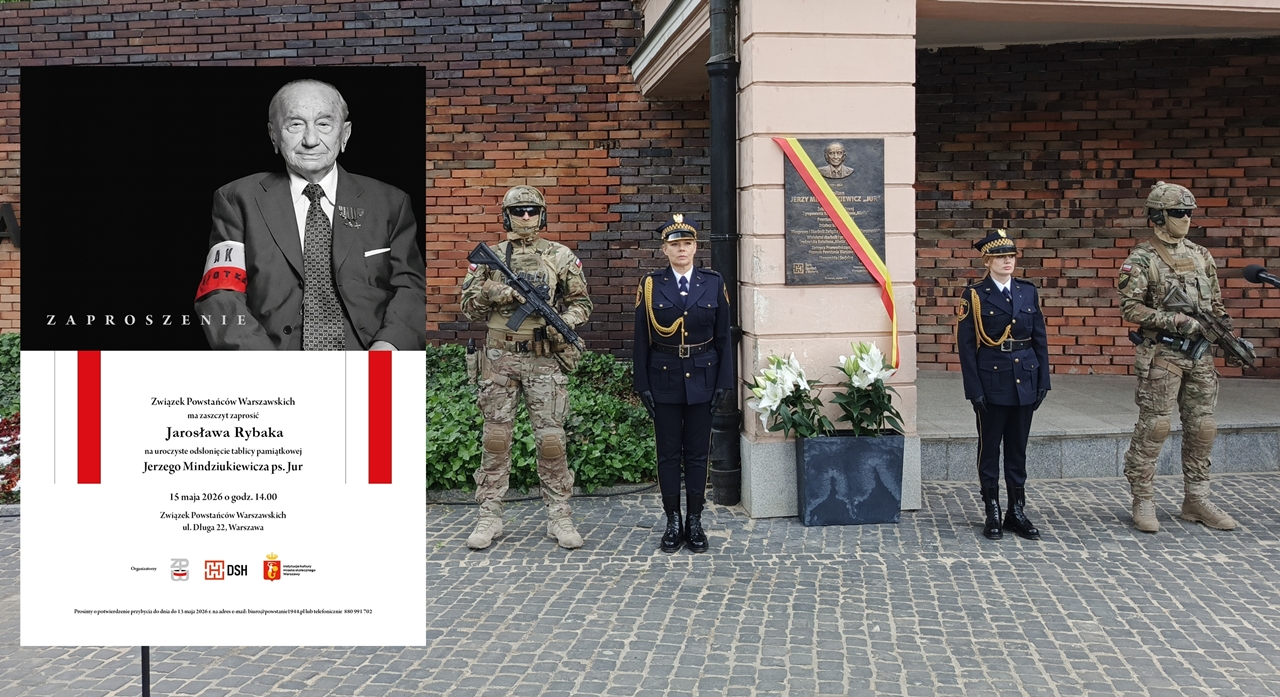 Odsłonięto tablicę upamiętniającą „Miotlarza” Jerzego Mindziukiewicza „Jura”