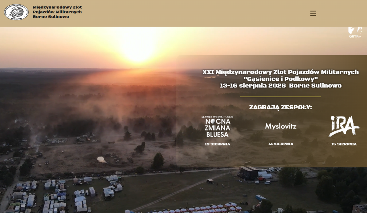 Zapraszam na&nbsp;XXI Międzynarodowy Zlot Pojazdów Militarnych w&nbsp;Bornem Sulinowie